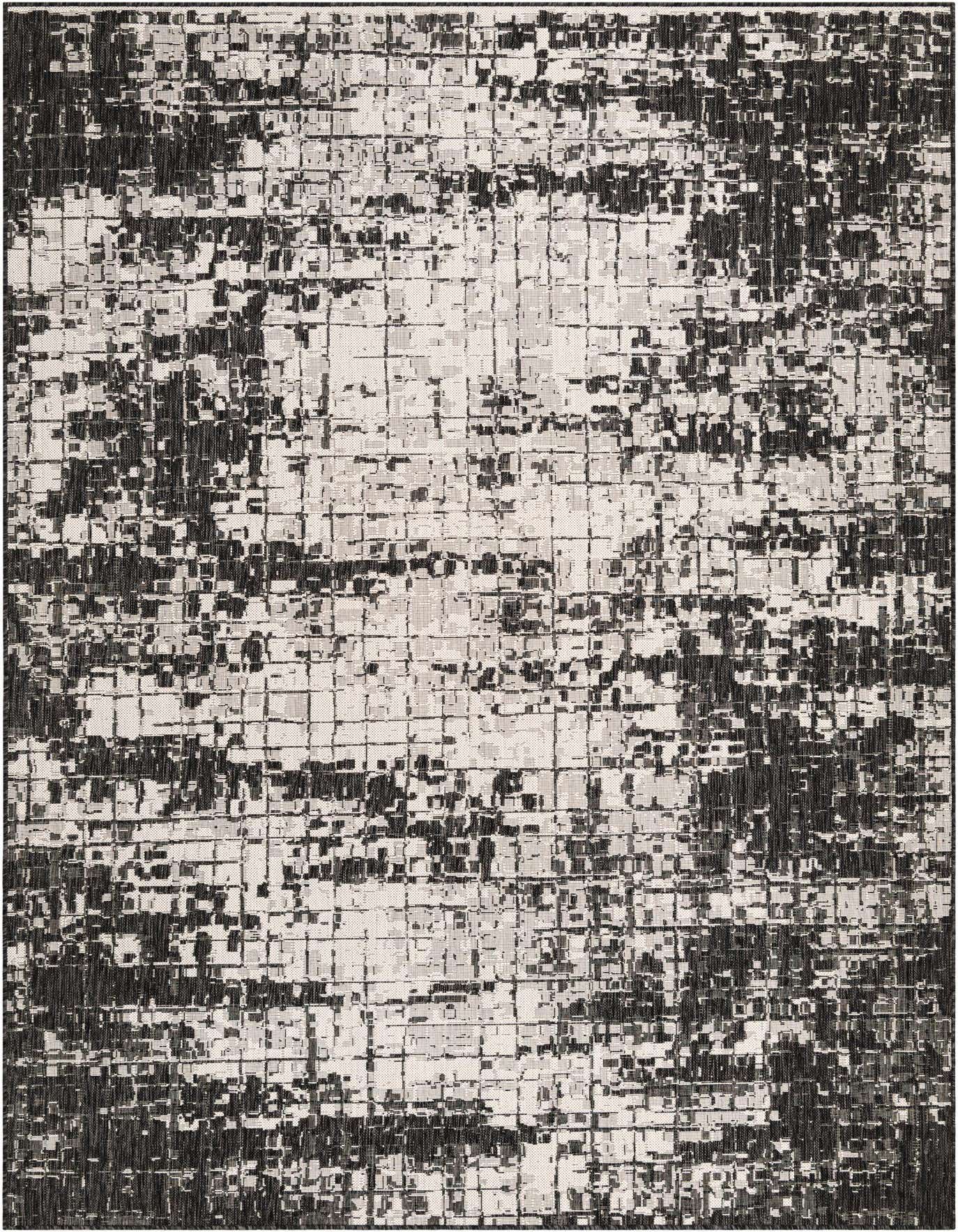 7' x 10' Easy-Clean Modern Indoor / Outdoor Rug