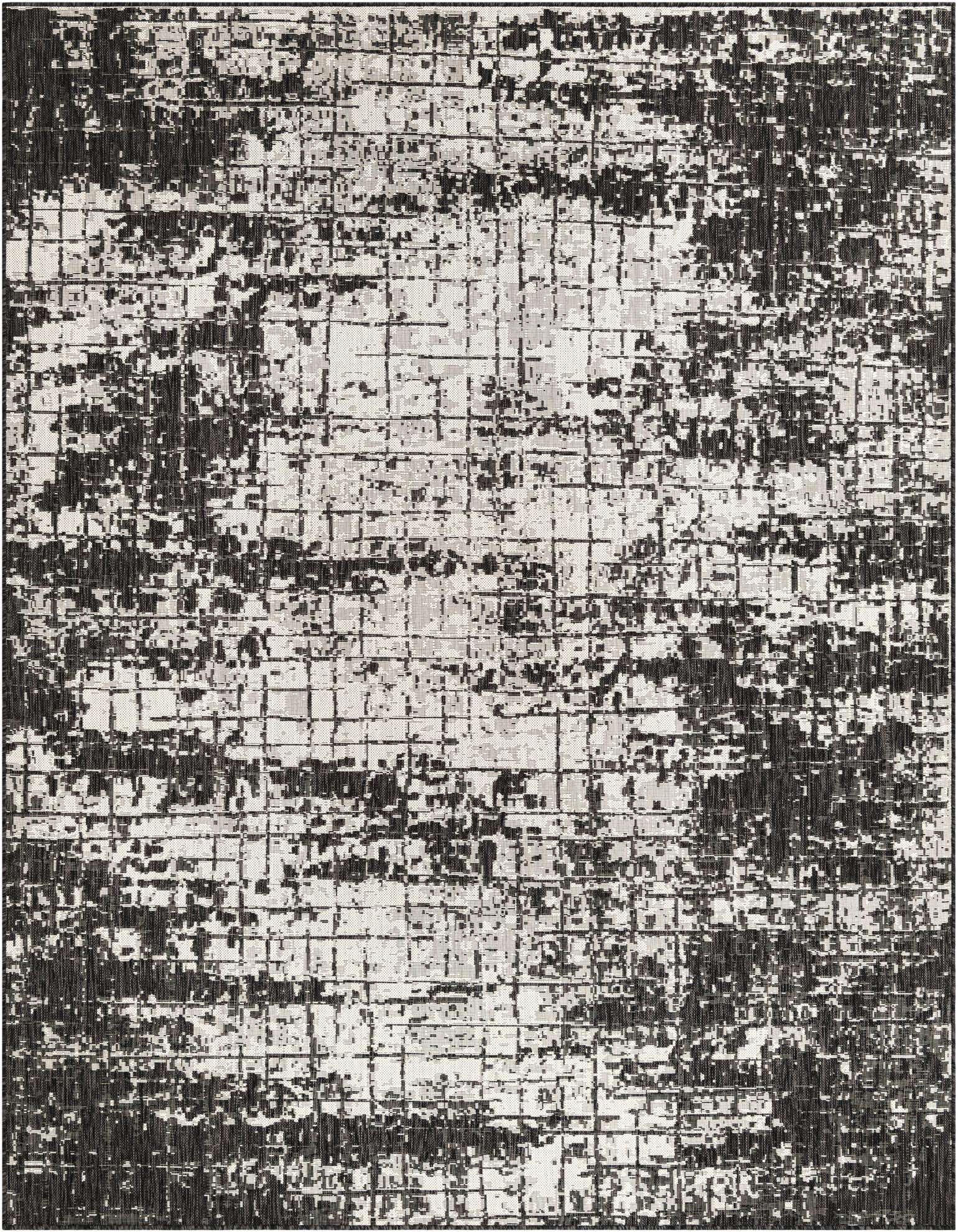 7' 10 x 10' Easy-Clean Modern Indoor / Outdoor Rug