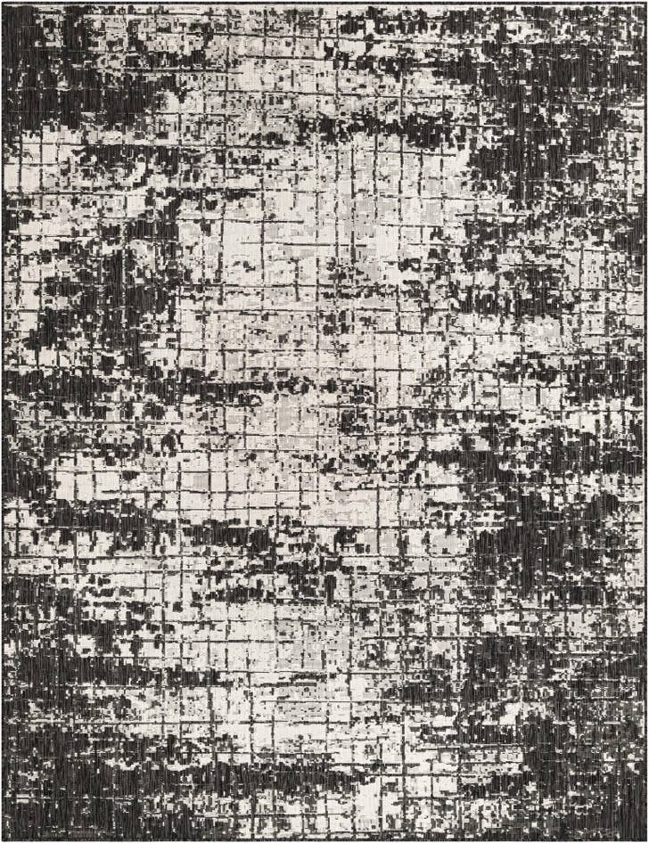Detail image of 7' 10 x 10' Easy-Clean Modern Indoor / Outdoor Rug
