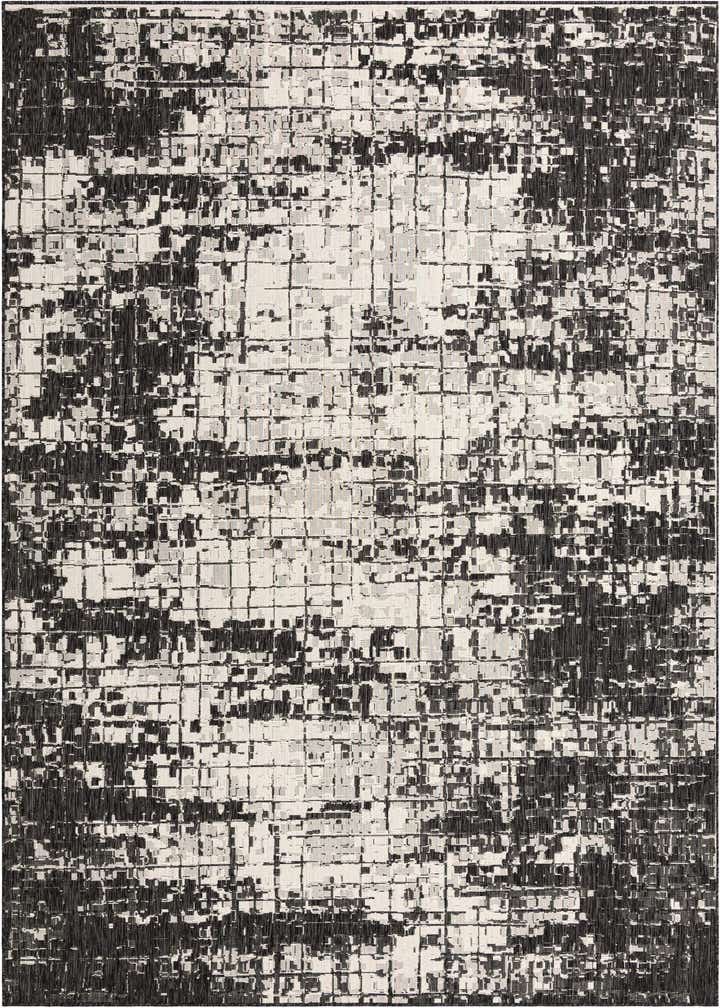 9' x 12' Easy-Clean Modern Indoor / Outdoor Rug