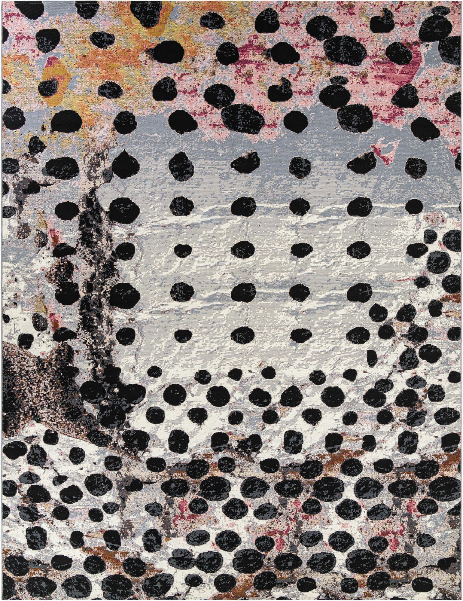 10' x 13' Easy-Clean Modern Indoor / Outdoor Rug