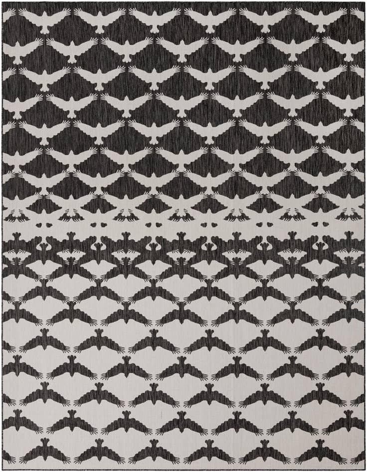 Detail image of 10' x 14' Easy-Clean Modern Indoor / Outdoor Rug
