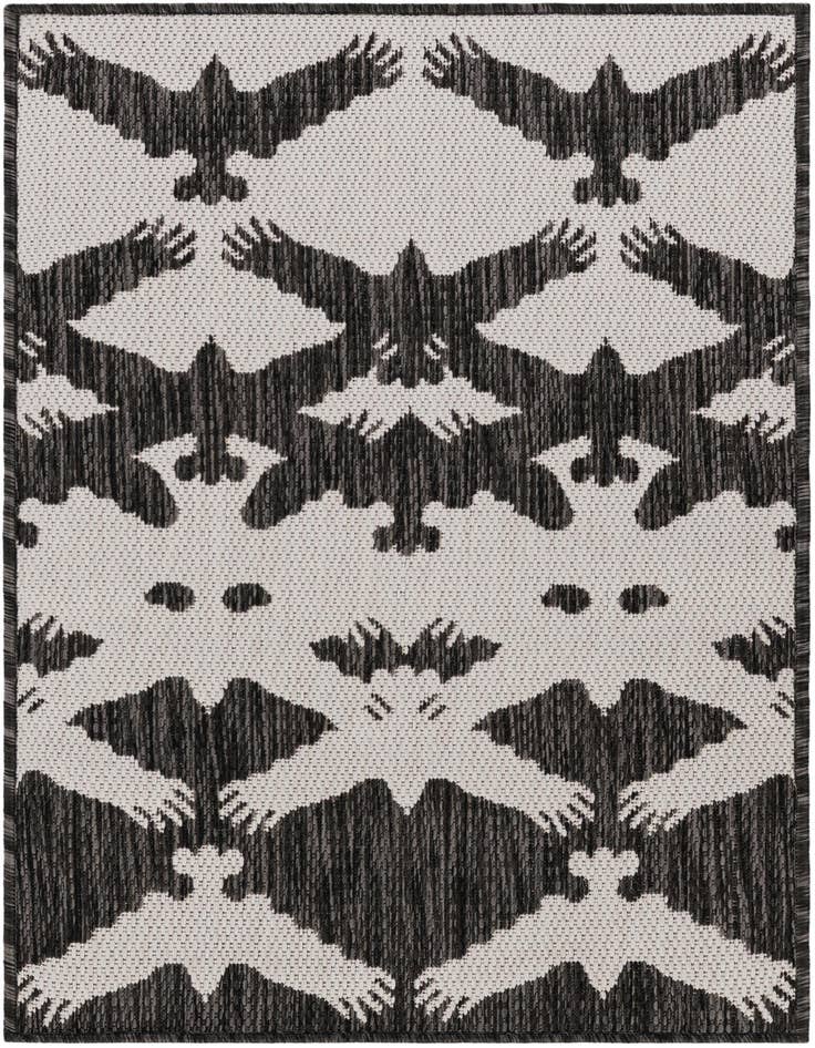 Detail image of 2' x 3' Easy-Clean Modern Indoor / Outdoor Rug