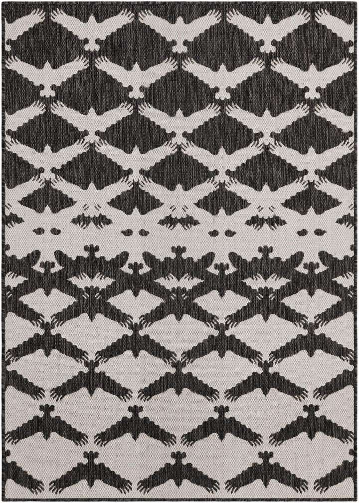4' x 6' Easy-Clean Modern Indoor / Outdoor Rug