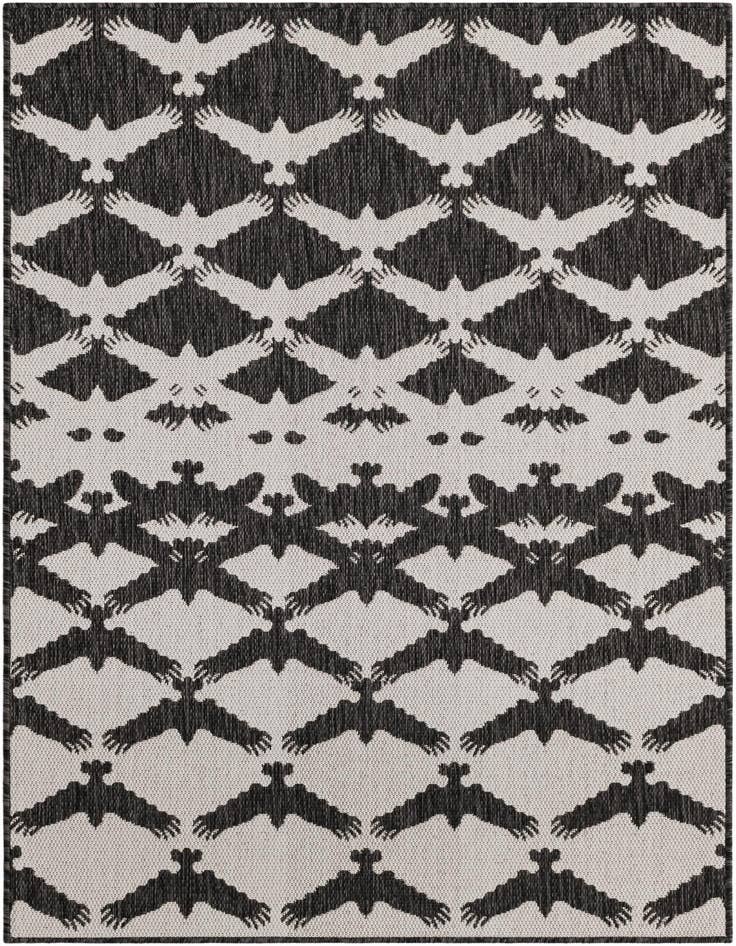 Detail image of 4' x 6' Easy-Clean Modern Indoor / Outdoor Rug