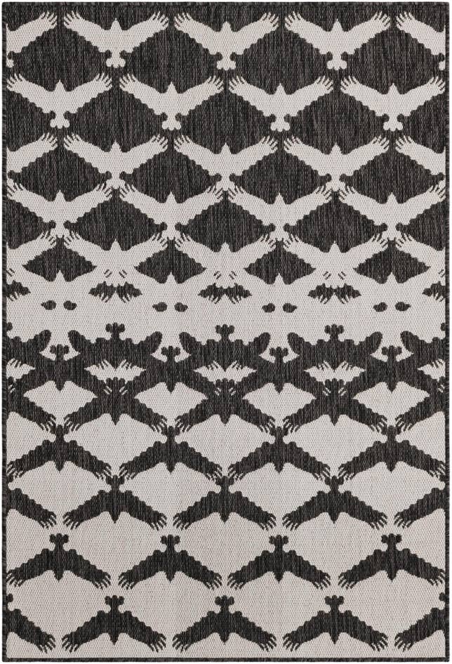 Detail image of 4' x 6' Easy-Clean Modern Indoor / Outdoor Rug