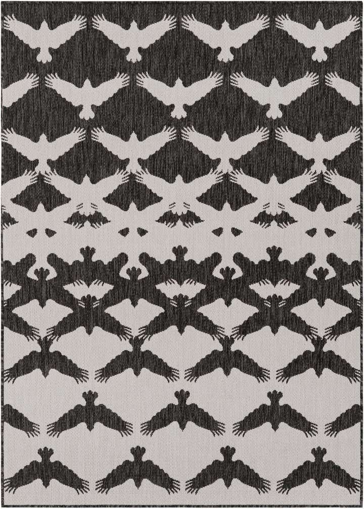 5' 3 x 7' Easy-Clean Modern Indoor / Outdoor Rug