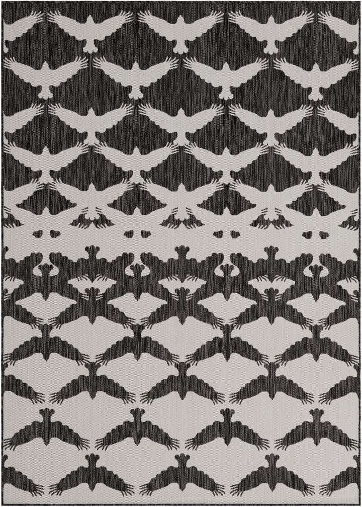 6' x 9' Easy-Clean Modern Indoor / Outdoor Rug