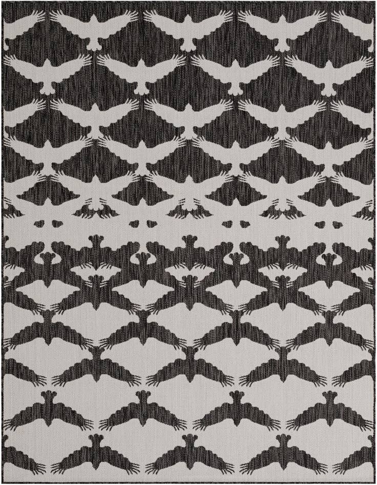 Detail image of 6' x 9' Easy-Clean Modern Indoor / Outdoor Rug