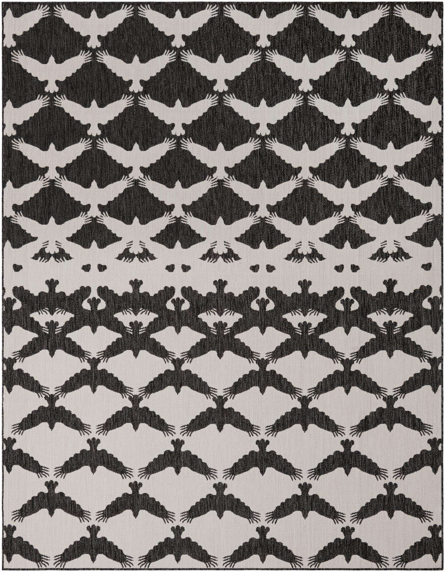 7' 10 x 10' Easy-Clean Modern Indoor / Outdoor Rug