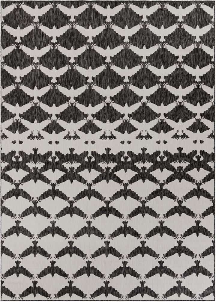9' x 12' Easy-Clean Modern Indoor / Outdoor Rug