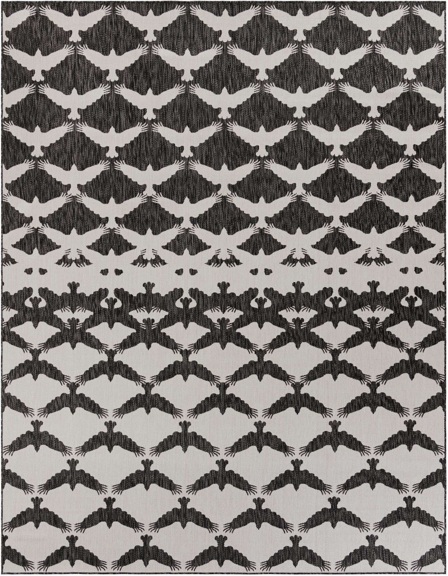 9' x 12' Easy-Clean Modern Indoor / Outdoor Rug