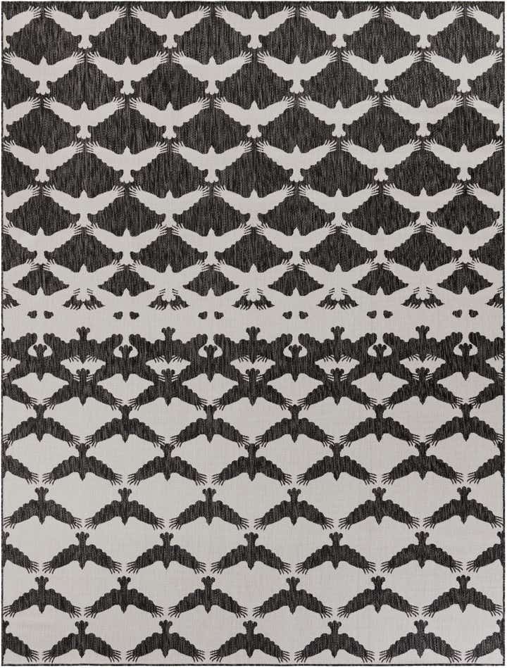 9' x 12' Easy-Clean Modern Indoor / Outdoor Rug