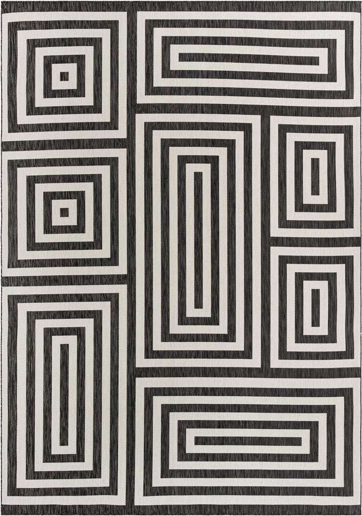 10' x 14' Easy-Clean Modern Indoor / Outdoor Rug