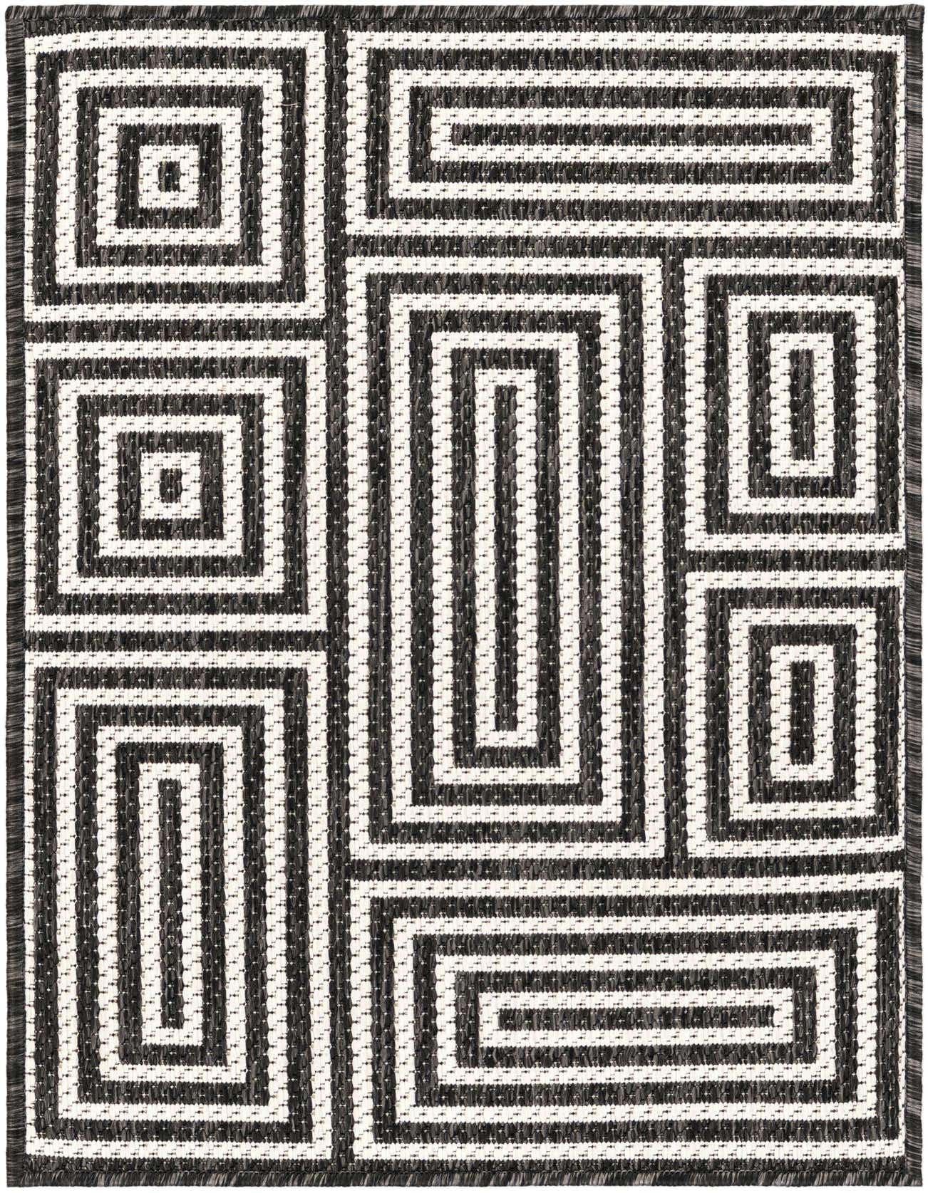 2' x 3' Easy-Clean Modern Indoor / Outdoor Rug