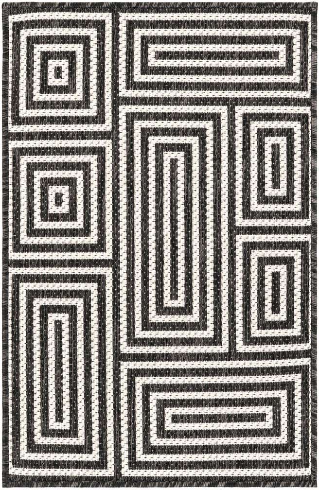 2' x 3' Easy-Clean Modern Indoor / Outdoor Rug