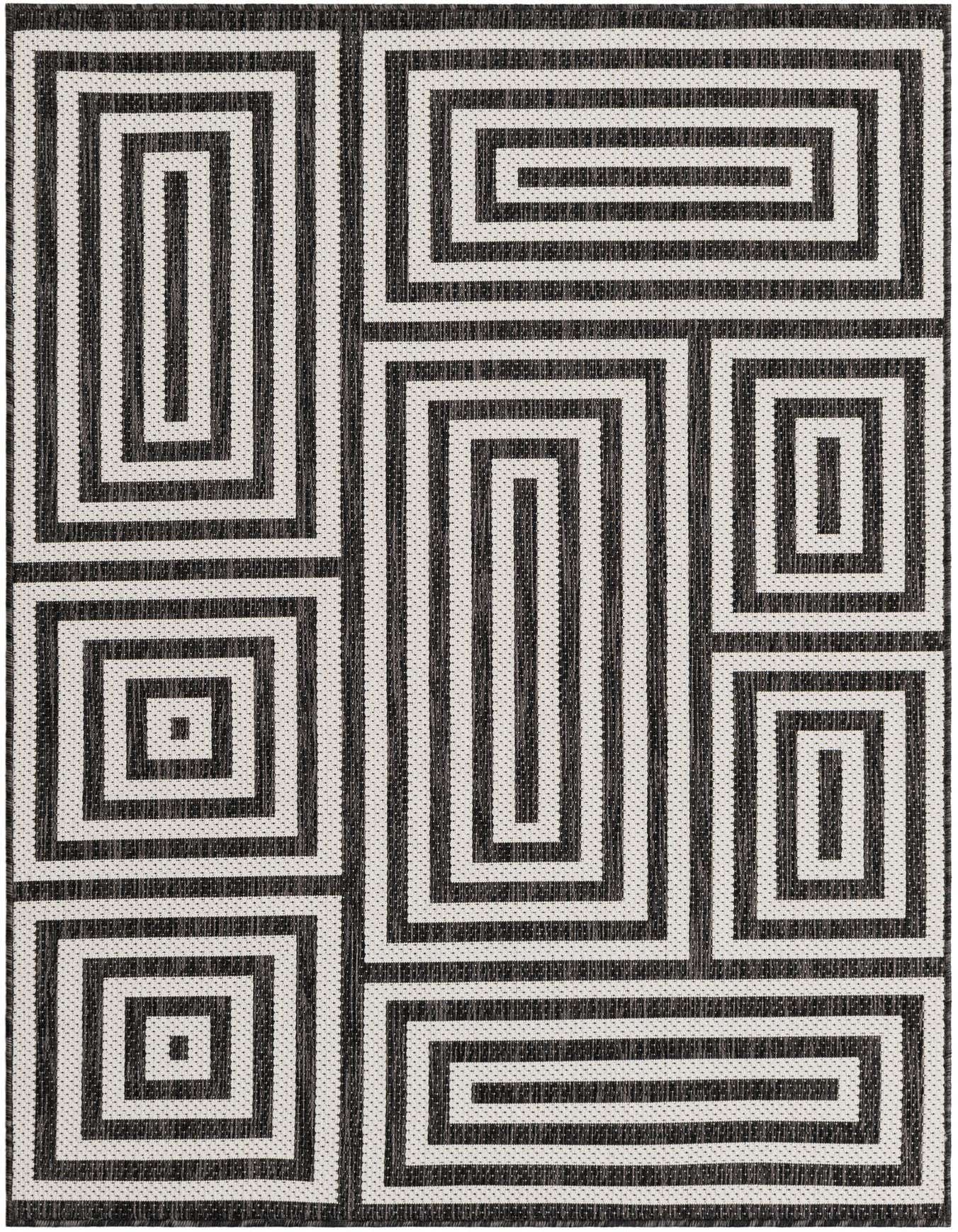 4' x 6' Easy-Clean Modern Indoor / Outdoor Rug