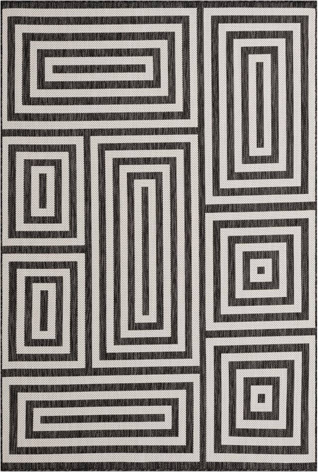 Detail image of 6' x 9' Easy-Clean Modern Indoor / Outdoor Rug