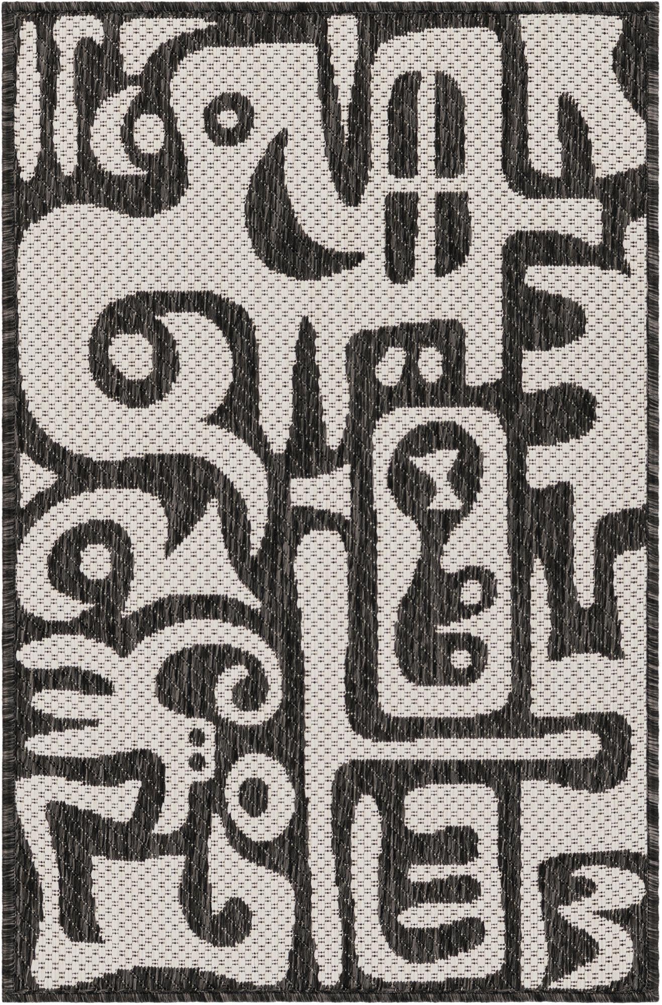 Rug Black and White Swatch link