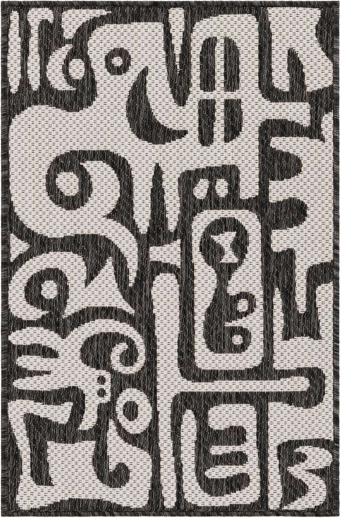 2' x 3' Easy-Clean Modern Indoor / Outdoor Rug