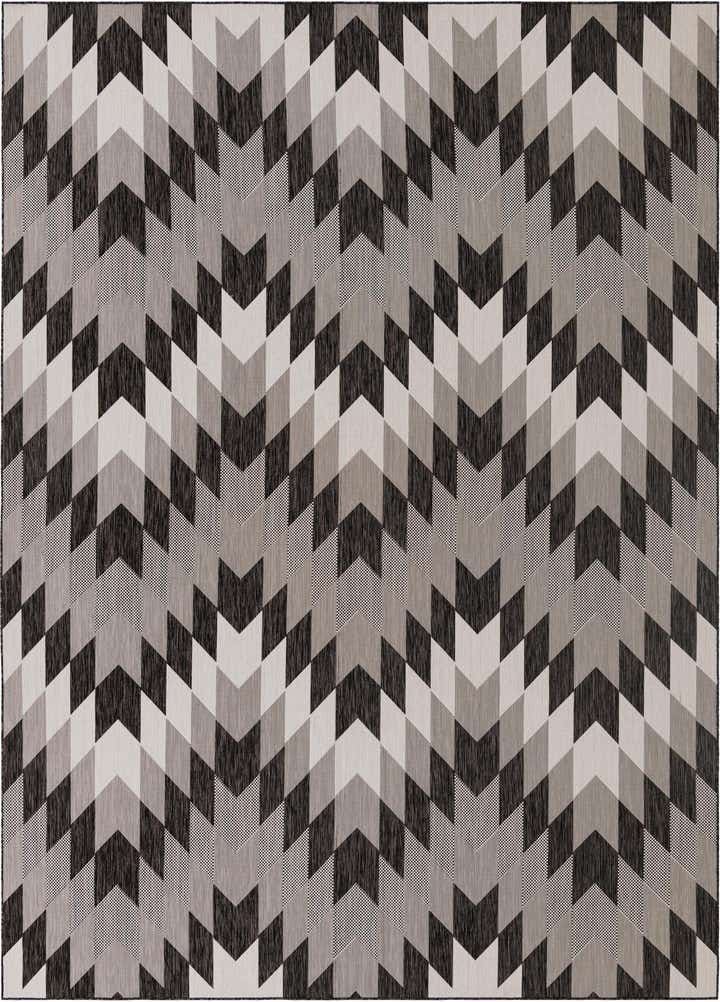 10' x 14' Easy-Clean Modern Indoor / Outdoor Rug