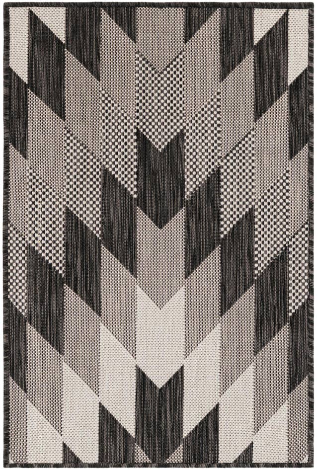 Detail image of 2' x 3' Easy-Clean Modern Indoor / Outdoor Rug