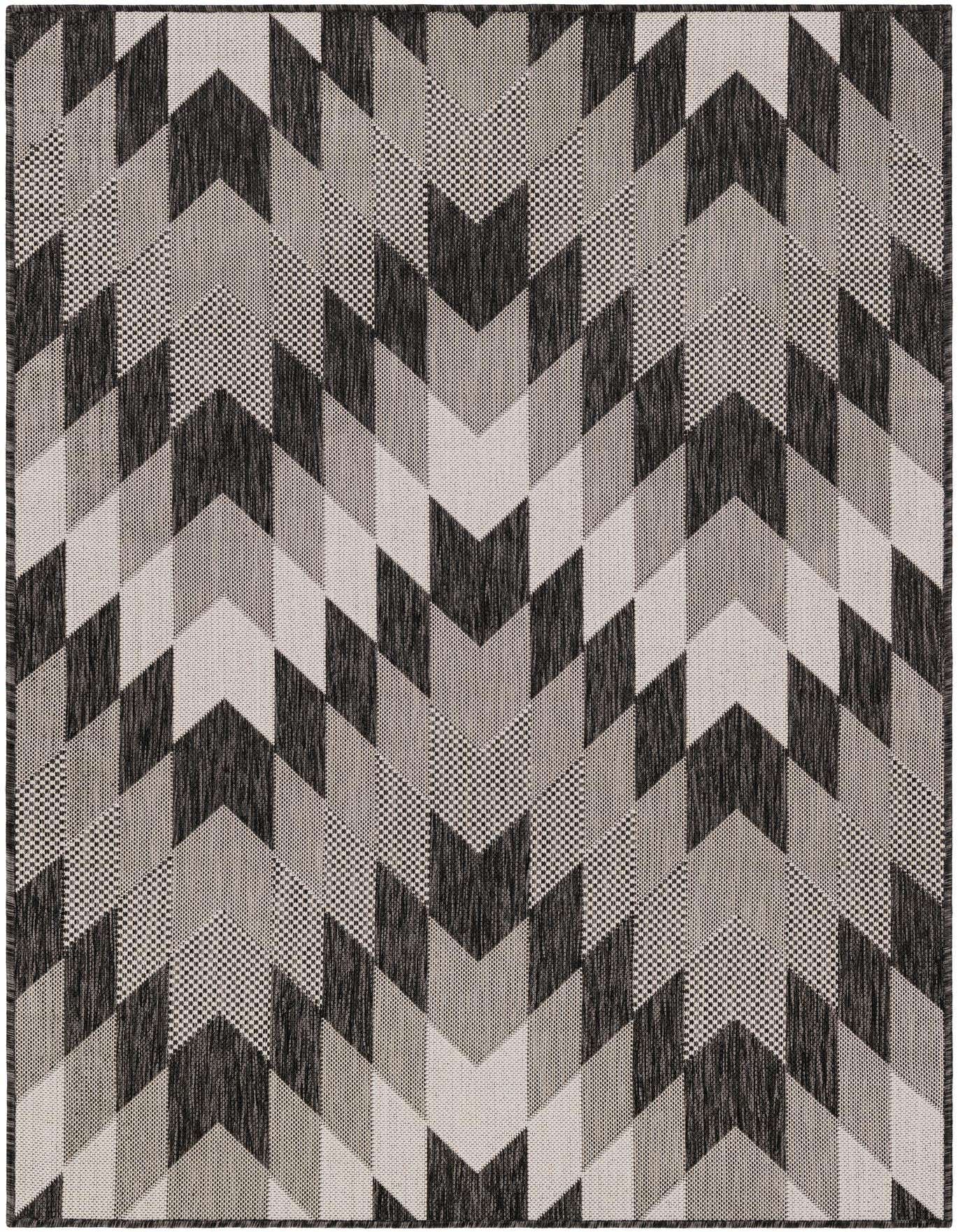 4' x 6' Easy-Clean Modern Indoor / Outdoor Rug