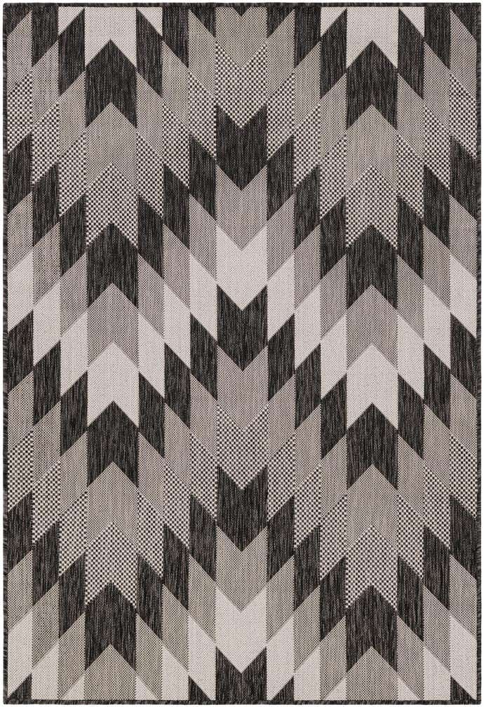 4' x 6' Easy-Clean Modern Indoor / Outdoor Rug