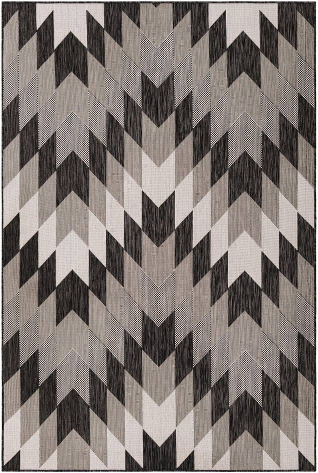 Detail image of 6' x 9' Easy-Clean Modern Indoor / Outdoor Rug