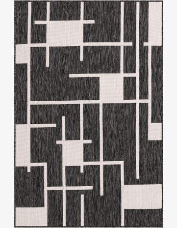 4' x 6' Easy-Clean Modern Indoor / Outdoor Rug