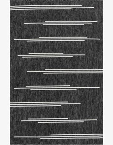 6' x 9' Easy-Clean Modern Indoor / Outdoor Rug