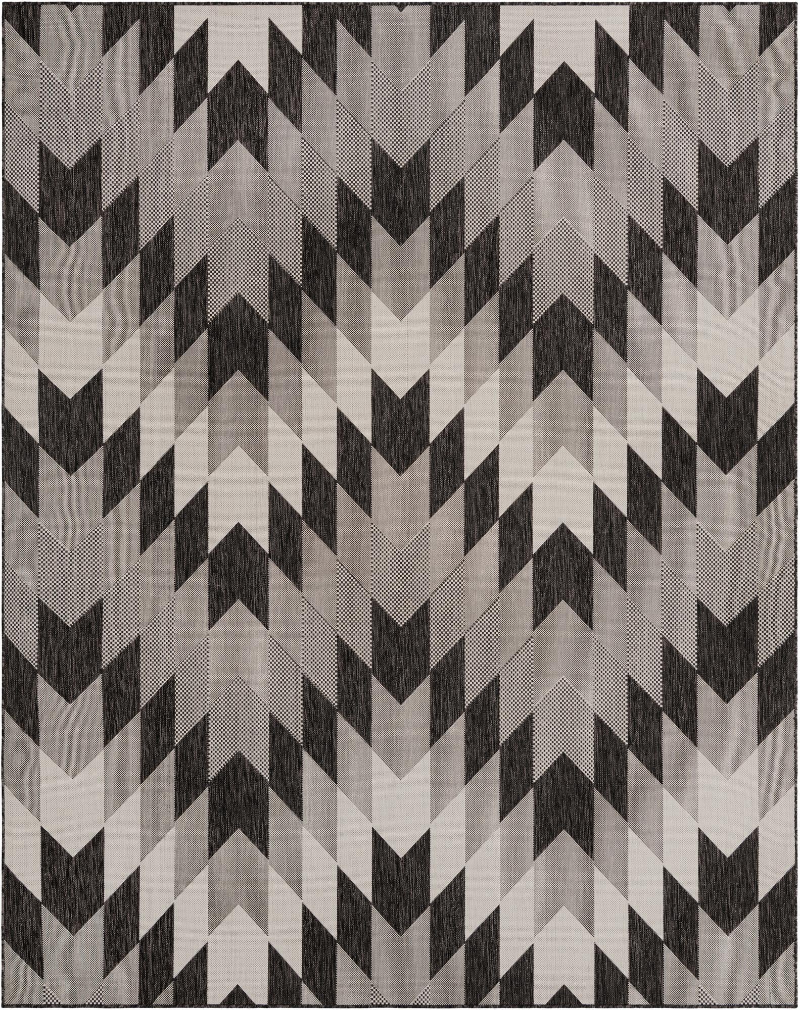 7' 10 x 10'  Washable Modern Indoor / Outdoor Rug