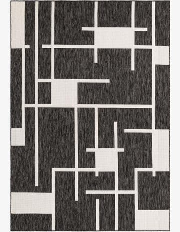 7' x 10' Easy-Clean Modern Indoor / Outdoor Rug