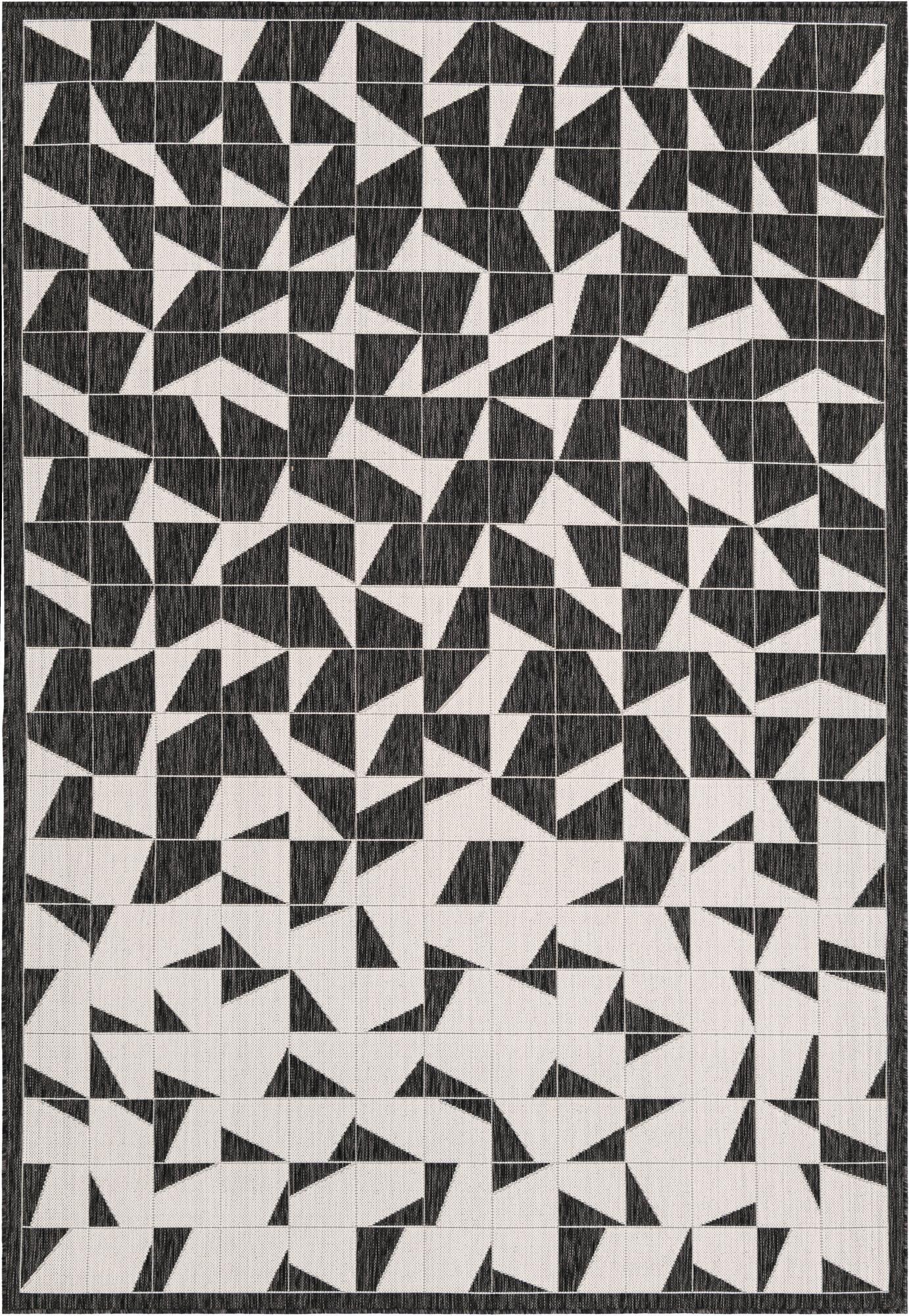 215cm x 305cm  Washable Modern Indoor / Outdoor Rug