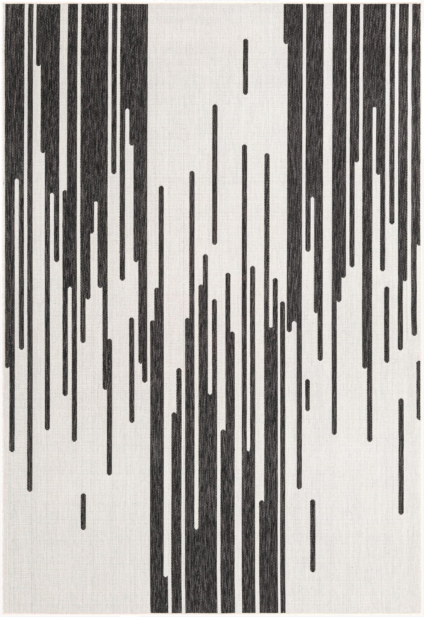 7' x 10'  Washable Modern Indoor / Outdoor Rug