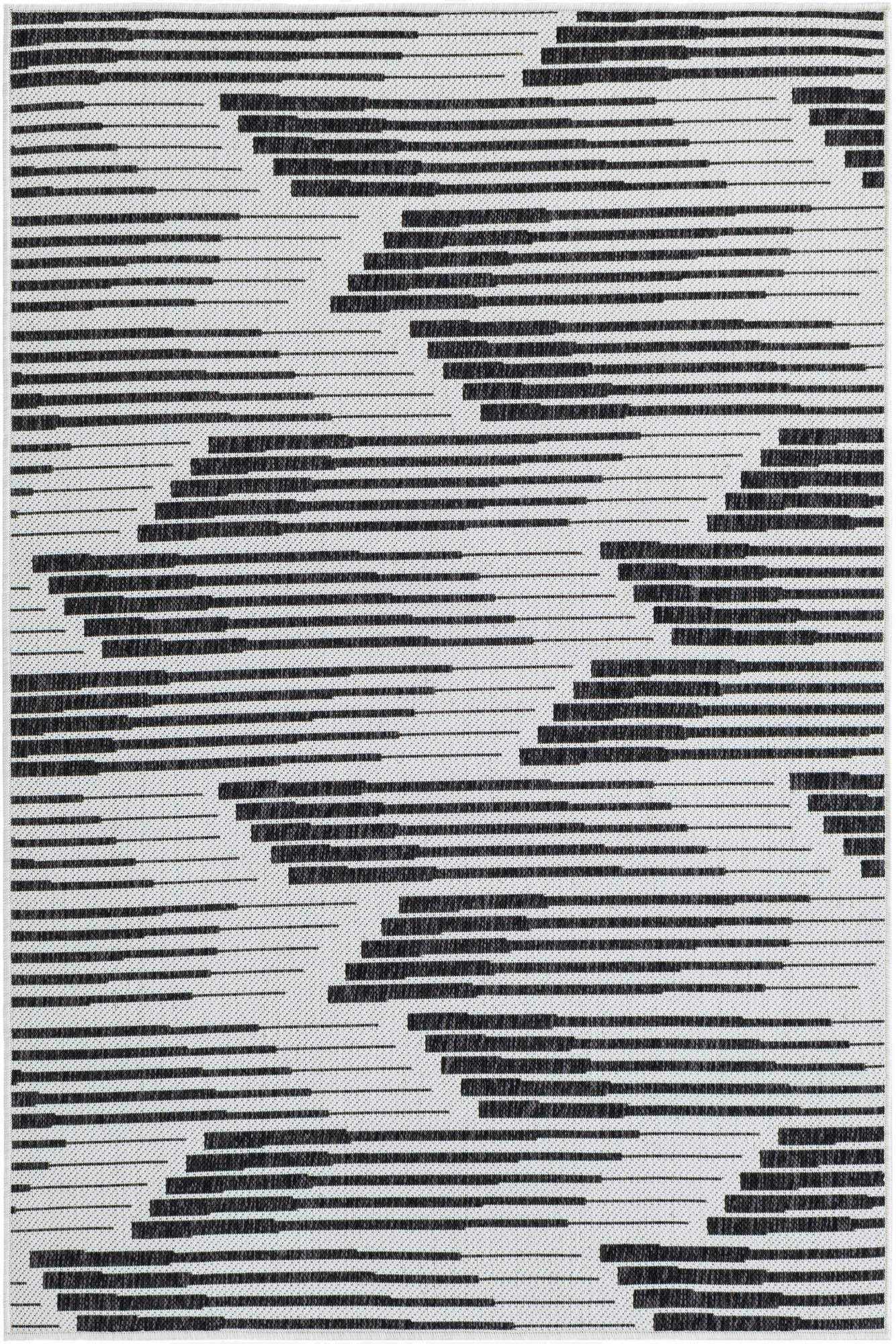 4' x 6'  Washable Modern Indoor / Outdoor Rug