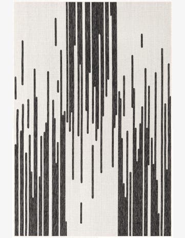 6' x 9' Easy-Clean Modern Indoor / Outdoor Rug