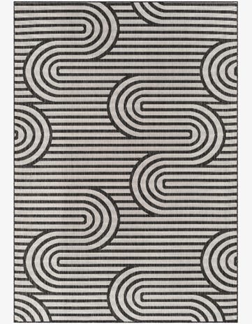 7' x 10' Easy-Clean Modern Indoor / Outdoor Rug