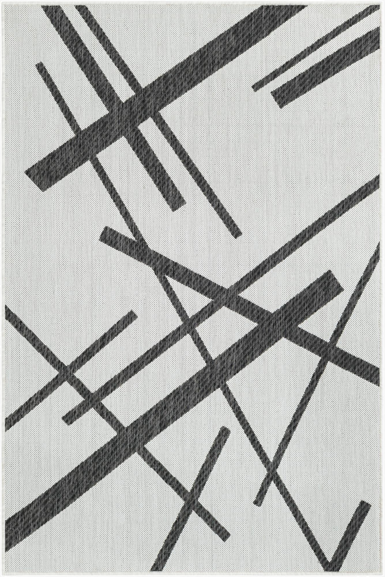 4' x 6'  Washable Modern Indoor / Outdoor Rug