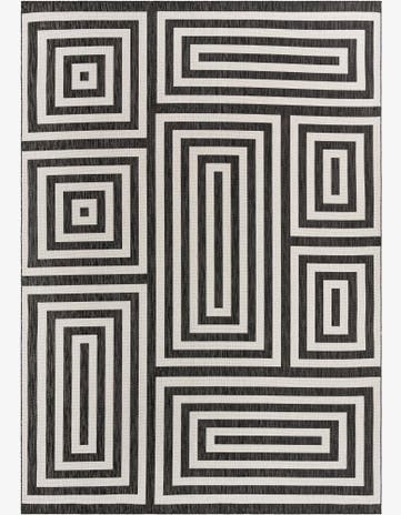 10' x 14' Easy-Clean Modern Indoor / Outdoor Rug