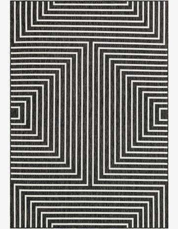 7' x 10' Easy-Clean Modern Indoor / Outdoor Rug