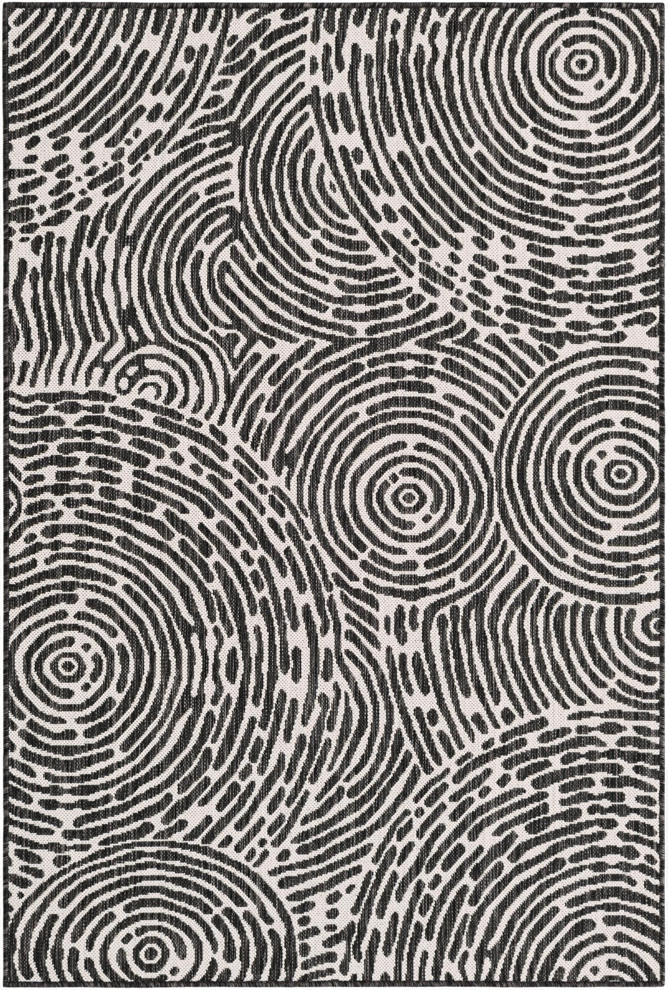 125cm x 185cm  Washable Modern Indoor / Outdoor Alfombra