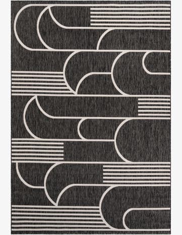 7' x 10' Easy-Clean Modern Indoor / Outdoor Rug