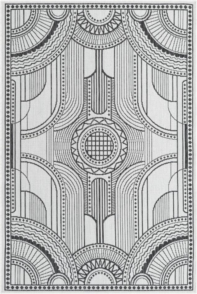 Detail image of 4' x 6' Easy-Clean Traditional Indoor / Outdoor Rug