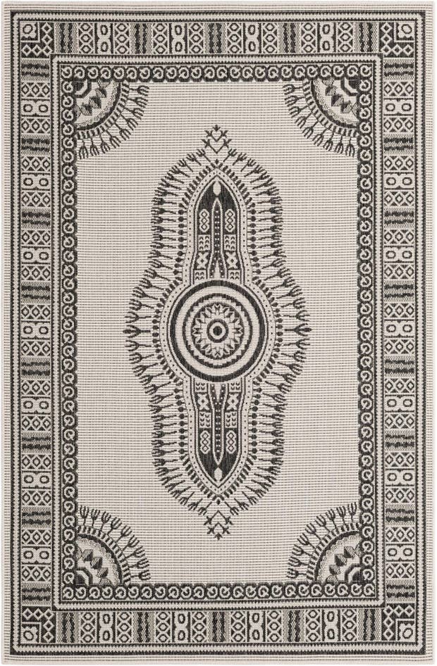 Detail image of 5' 3 x 8' Easy-Clean Traditional Indoor / Outdoor Rug