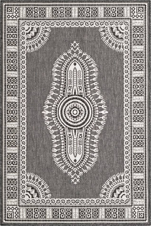 Detail image of 4' x 6' Easy-Clean Traditional Indoor / Outdoor Rug