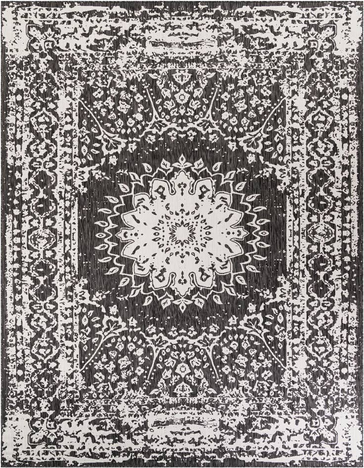 Detail image of 10' x 14' Easy-Clean Traditional Indoor / Outdoor Rug