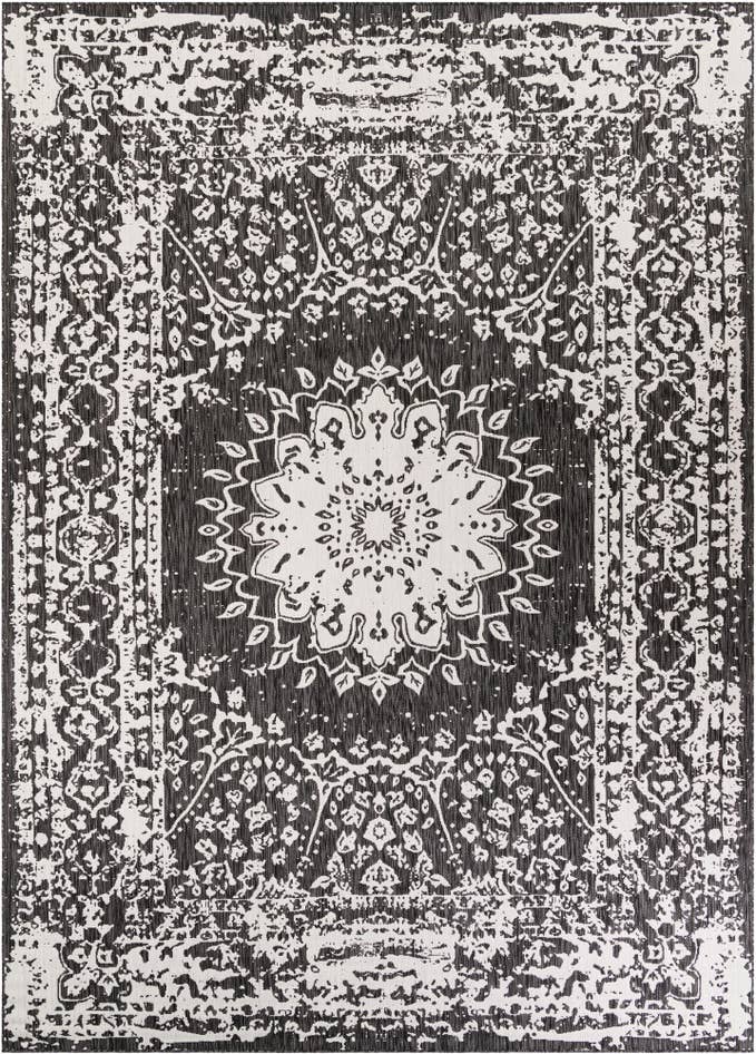 Detail image of 10' x 14' Easy-Clean Traditional Indoor / Outdoor Rug