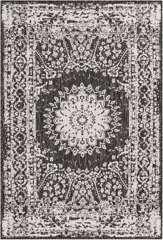 4' x 6' Easy-Clean Traditional Indoor / Outdoor Rug