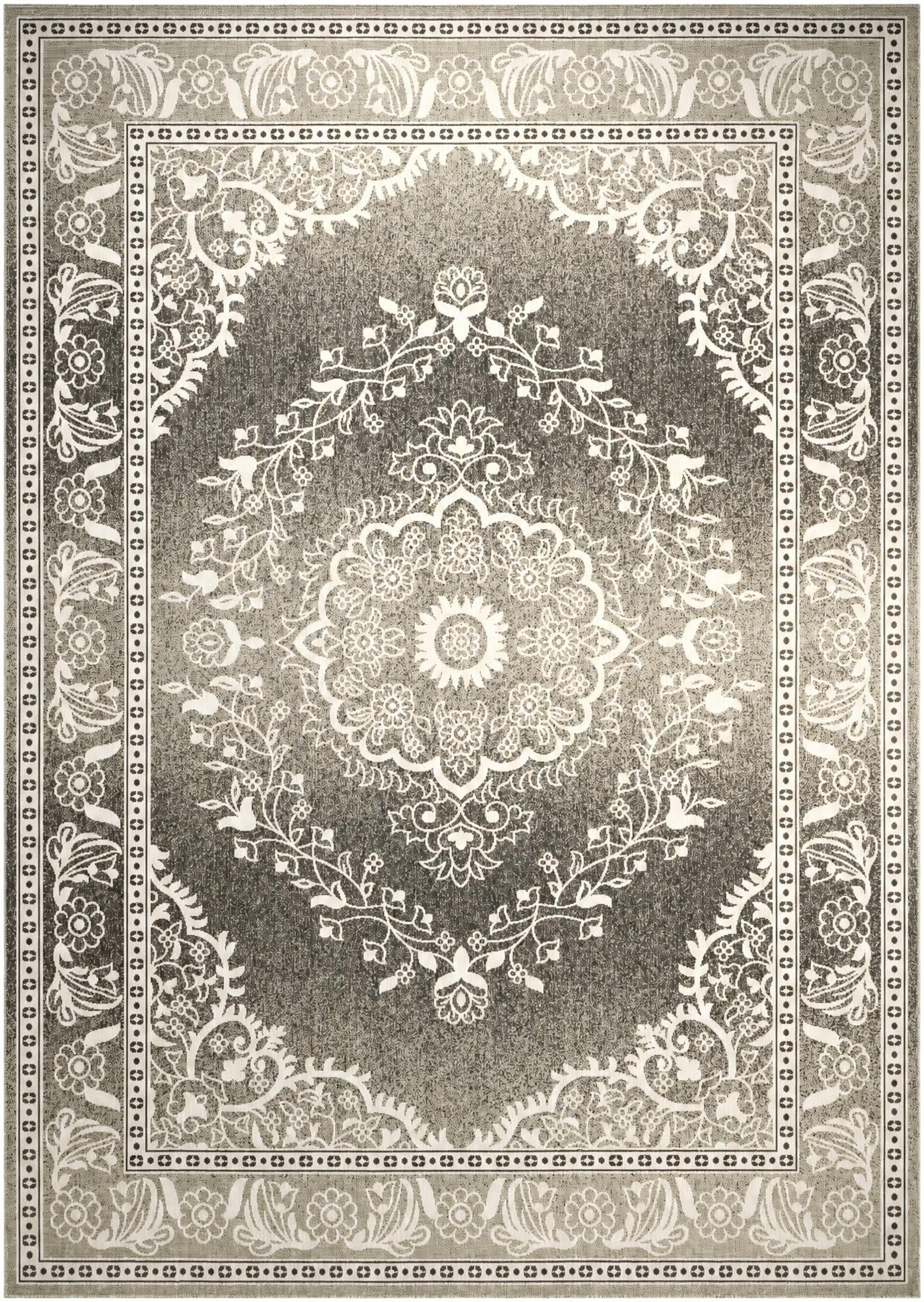 305cm x 430cm Easy-Clean Traditional Indoor / Outdoor Rug
